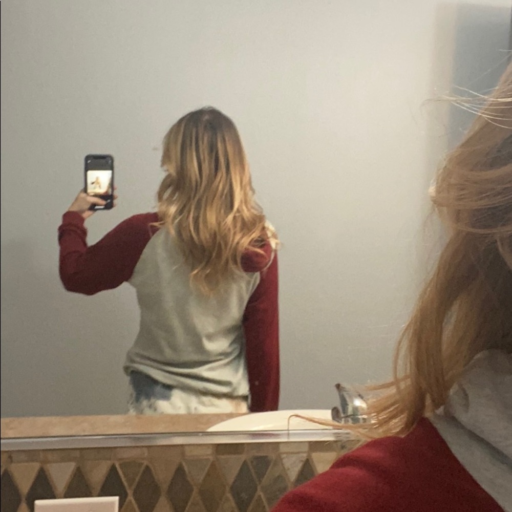 Red Baseball Hoodie - Picture 3 of 4